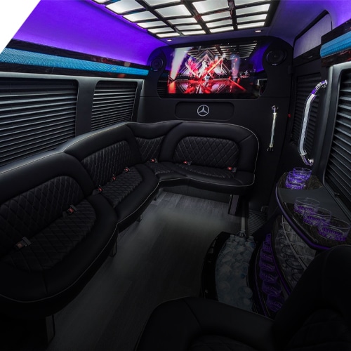 sprinter limo van interior