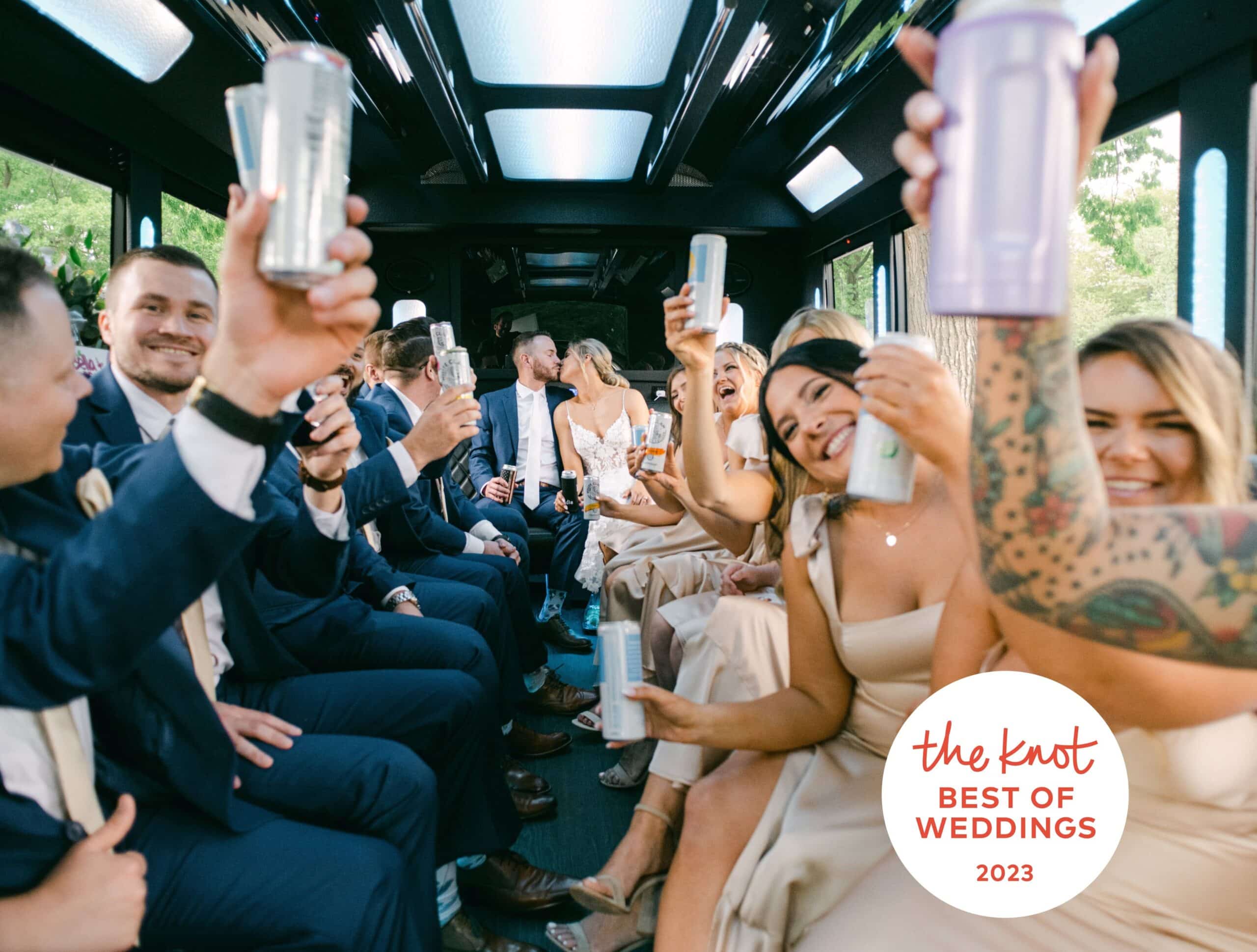 Winner Of The Knot Best Of Weddings 8 Years Platinum Party Bus 1141