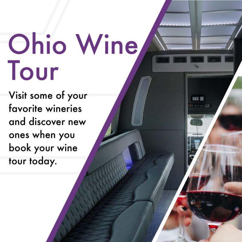 Ohio wine tours service from Platinum Party Bus & Limousine.