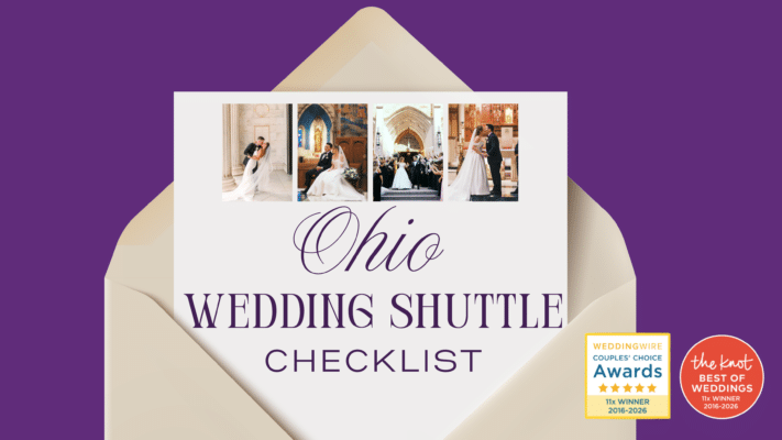 ohio wedding shuttle checklist.