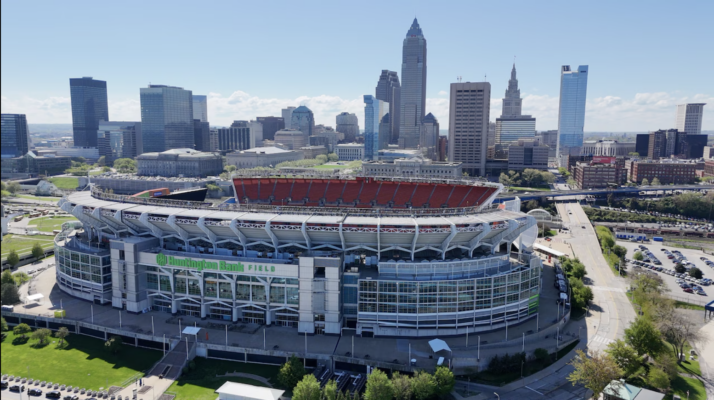transportation options for Huntington Bank Field in Cleveland, Ohio.